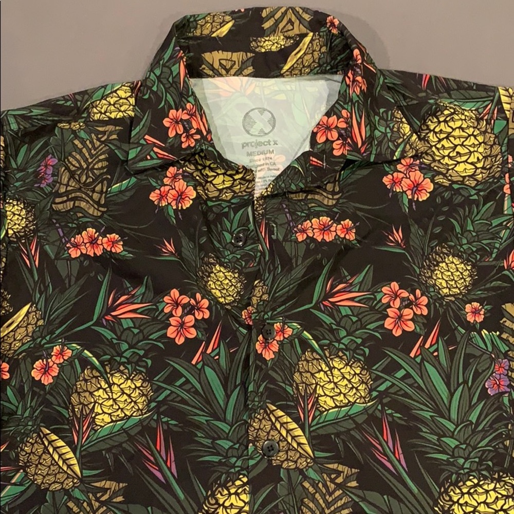 IAmProjectX Hawaiian Shirt sz M